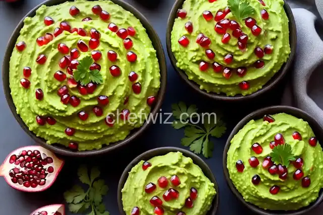 Festive Pomegranate Guacamole