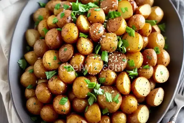 Feta Roasted Potatoes