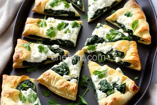 Feta-Spinach Puff Pastry Bites