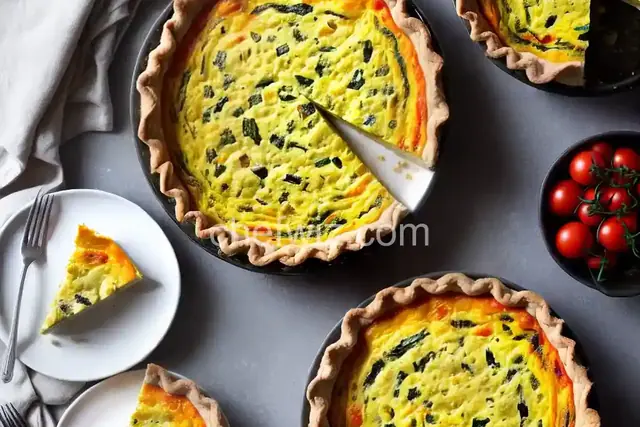 Feta Veggie Quiche