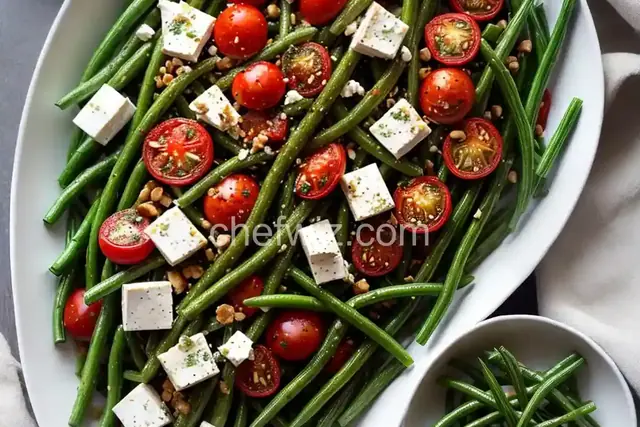 Feta and Slow-Roasted Tomato Salad with French Green Beans