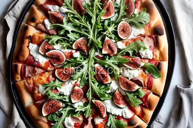Fig-Prosciutto Pizza with Arugula