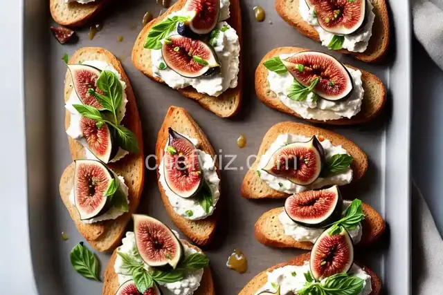 Fig and Ricotta Crostini
