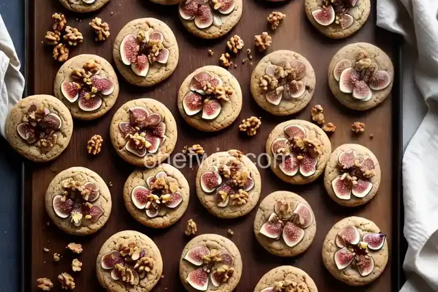Fig and Walnut Cookies