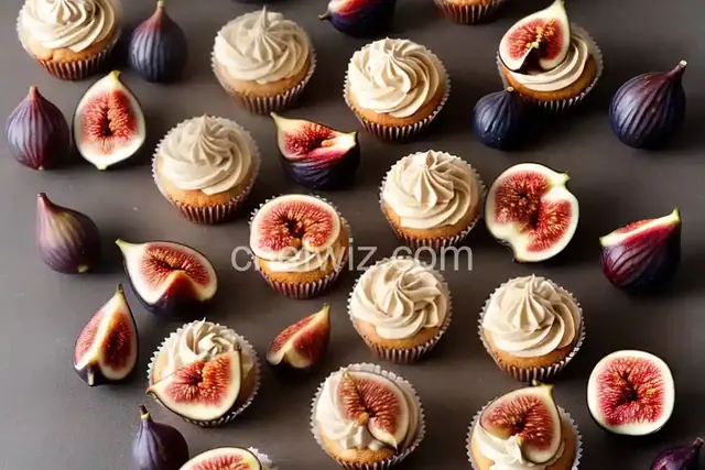 Fig and Whiskey Cupcakes