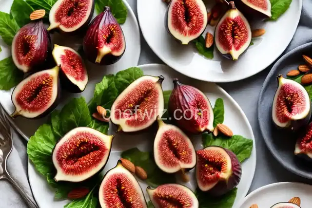 Figs Stuffed with Almonds and Chips