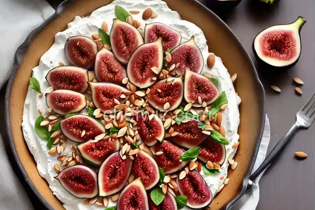 Figs and Toasted Almonds Brie