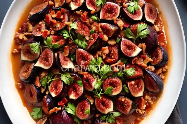 Figs with Bacon and Chile