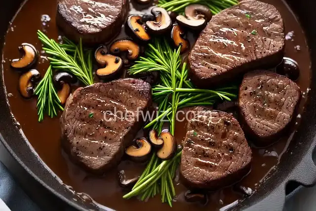 Filet Mignon with Mushrooms