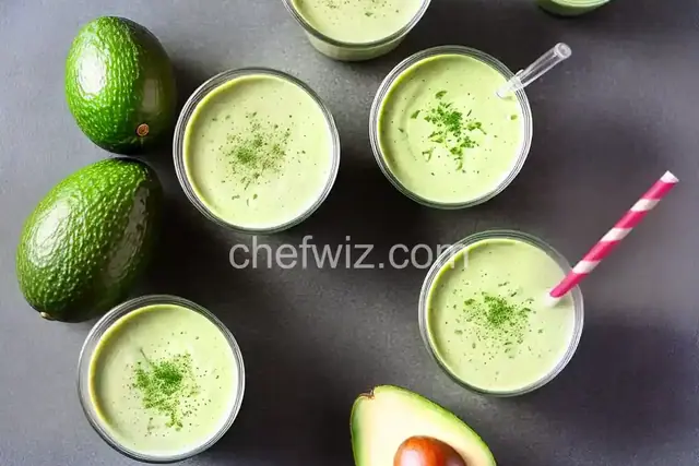 Filipino Avocado Milkshake