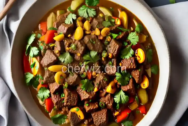 Filipino Beef Giniling (Afritada Style)