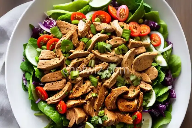 Filipino Chicken Adobo Salad