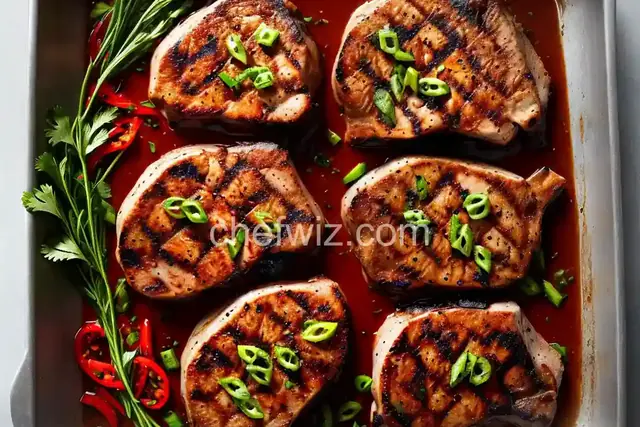 Filipino Grilled Pork Chops