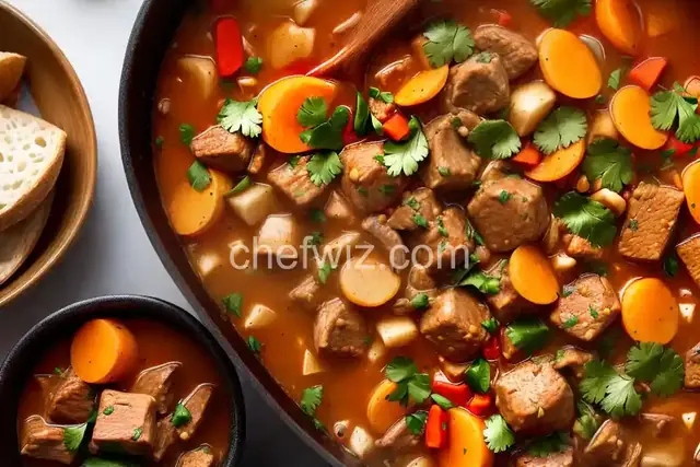 Filipino Menudo (Pork and Liver Stew)