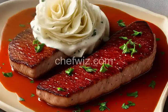 Fillet with Peppercorn Sauce
