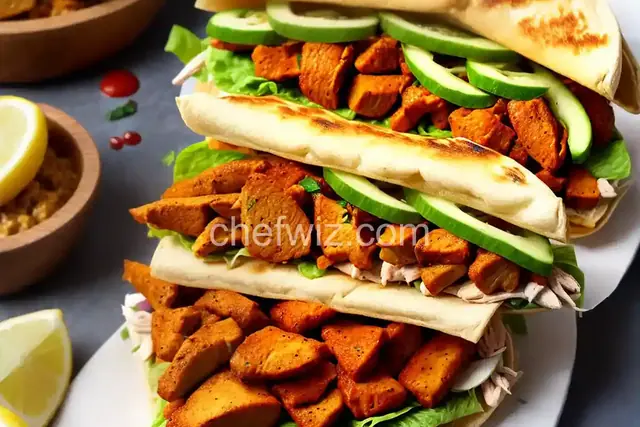 Finest Arabic Chicken Shawarma Sandwich