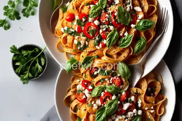 Fire and Ice Pasta with Fresh Herbs