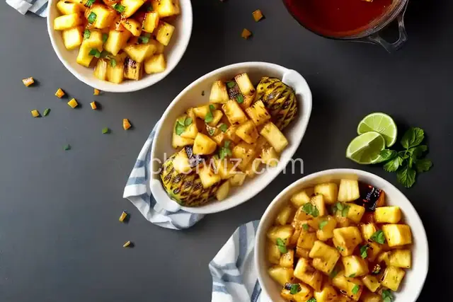 Fireball Grilled Pineapple