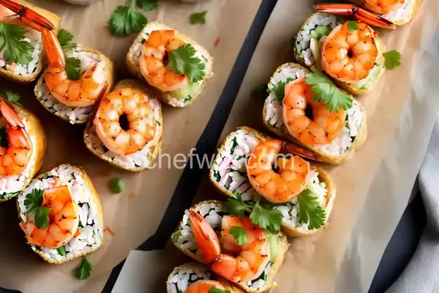 Firecracker Shrimp Roll with Crab Aioli