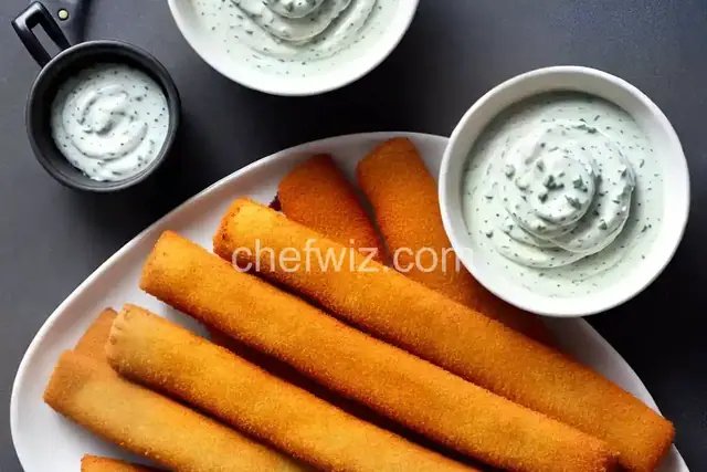 Fish Sticks with Tartar Sauce