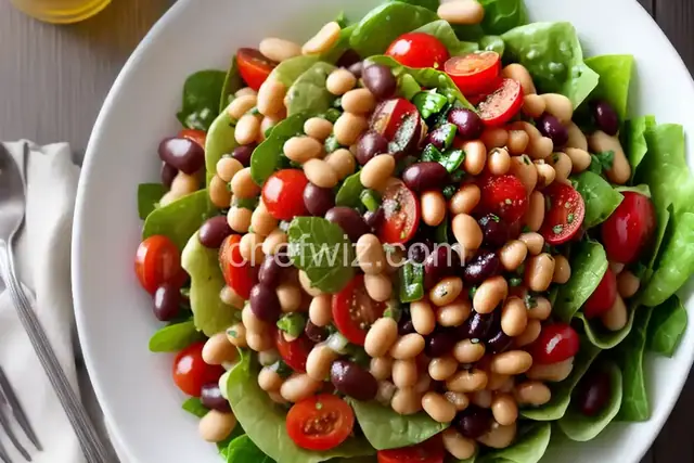 Five Bean Salad with Champagne Vinaigrette