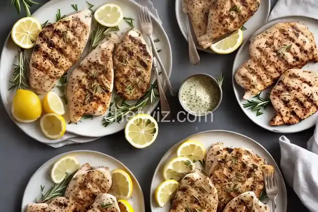 Five-Minute Grilled Chicken Cutlets With Rosemary, Garlic, and Lemon Recipe