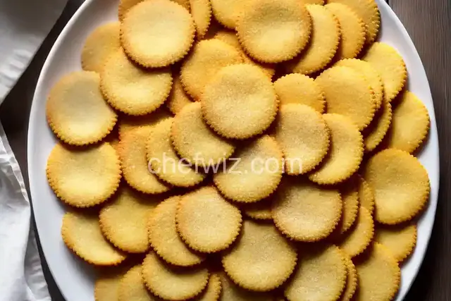 Flaky Parmesan Crackers