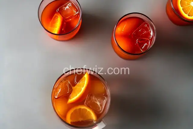 Flaming Orange Old Fashioned