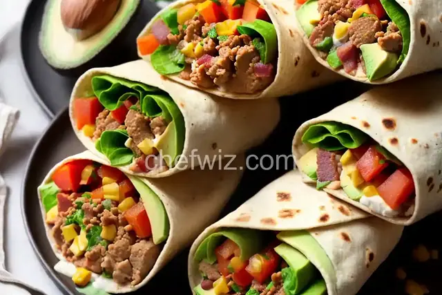 Flannery's Bacon Avocado Burritos