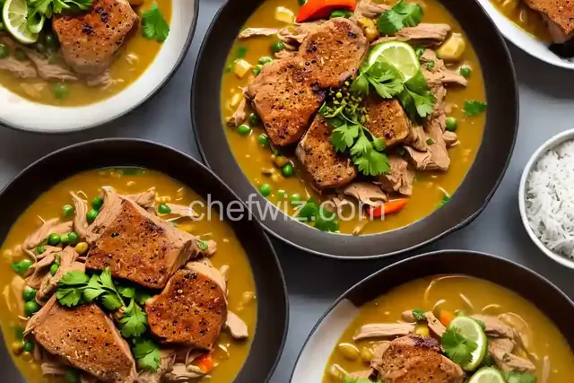 Flavor of the Philippines! Pork Cooked in Coconut Milk