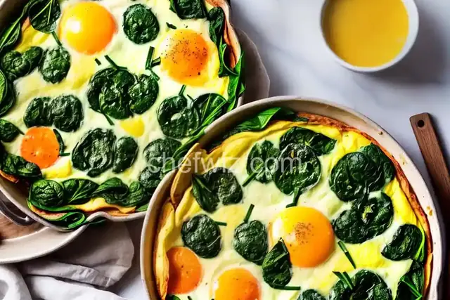 Florentine Omelette With Spinach and Cheese Recipe