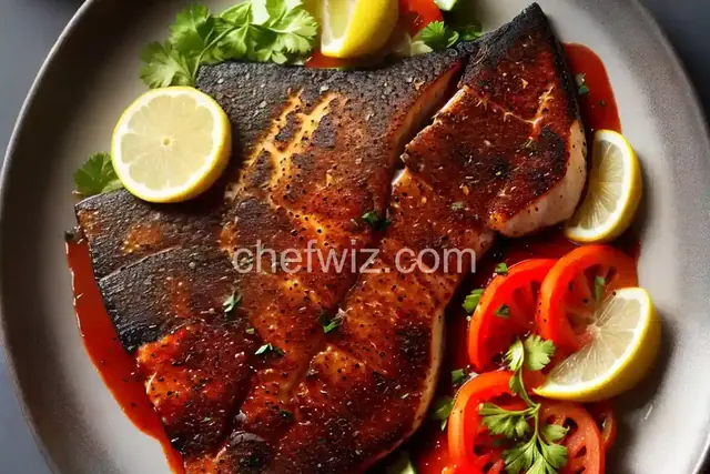 Florida Sunset Blackened Tilapia