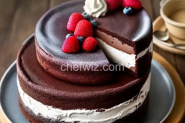 Flourless Chocolate Mousse Cake