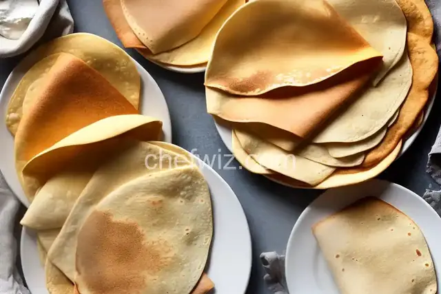 Flourless Crepe Tortillas