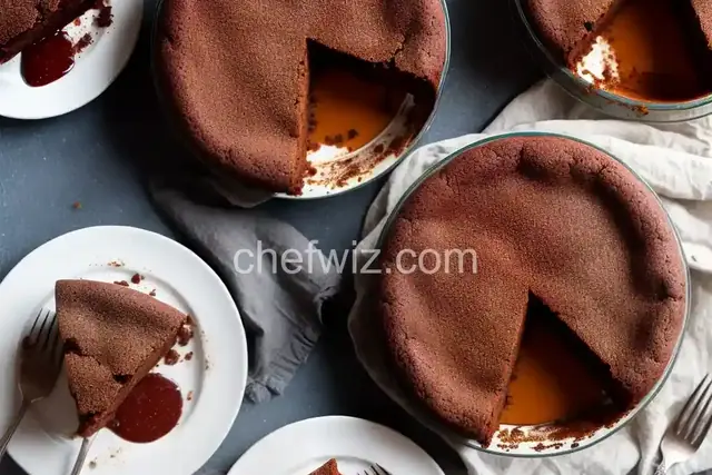 Flourless Molten Spice Cake