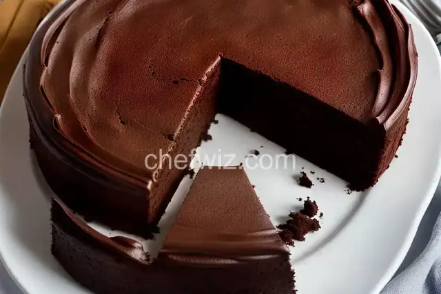 Flourless Peanut Butter Chocolate Cake