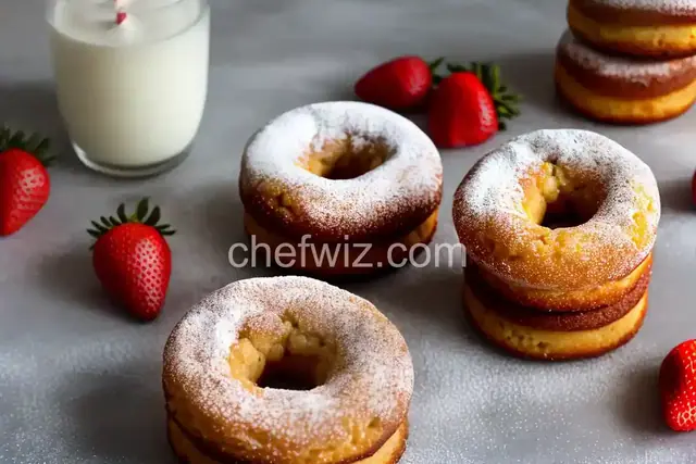 Fluffy Cake Doughnuts