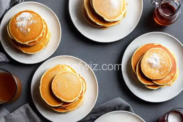 Fluffy Pancakes Made with Bread Flour