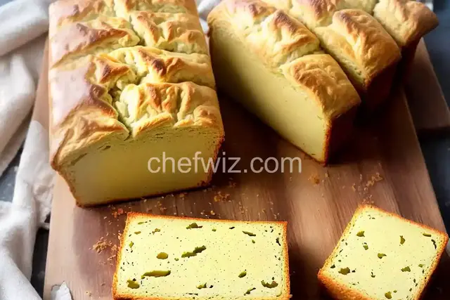 Fluffy puff pastry butter loaf (with butter glaze)