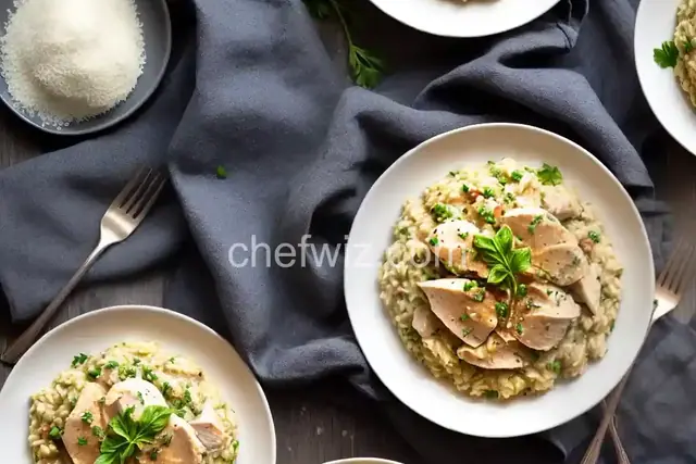 Fontina Risotto with Chicken