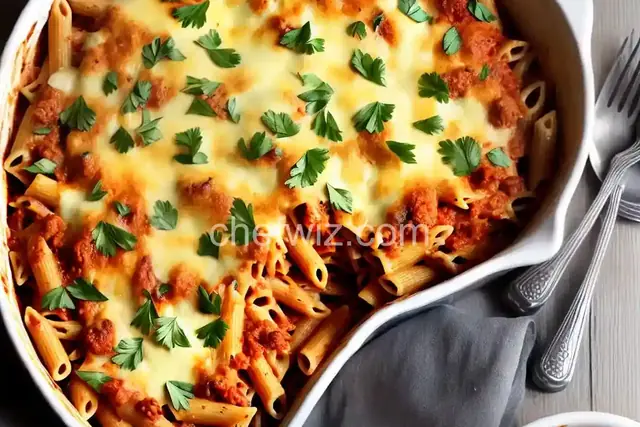 Four Cheese Baked Penne
