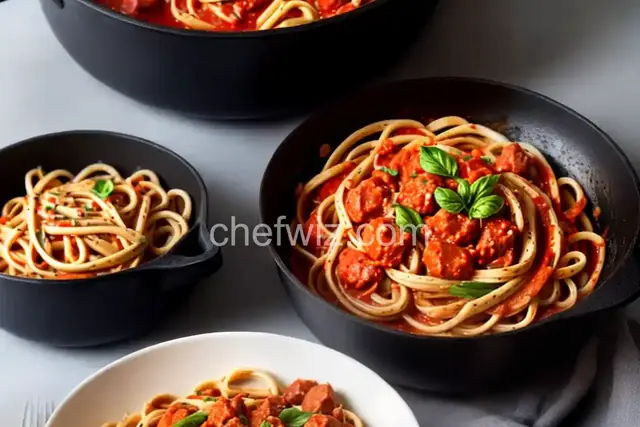 Fra Diavolo Sauce with Linguine