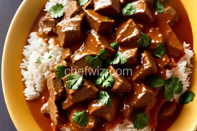 Fragrant Beef Curry with Rice