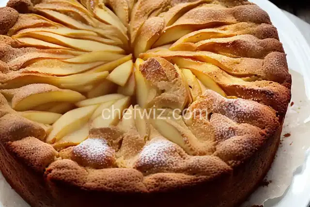 French Apple Cake (or the 3/4 Recipe)