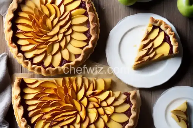 French Apple Tart (Tarte de Pommes a la Normande)