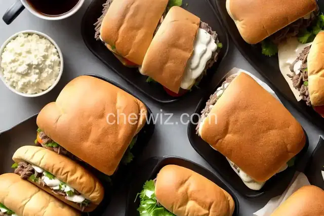 French Dip Sandwiches
