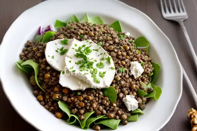 French Lentil Salad with Goat Cheese and Walnuts From 'My Paris Kitchen'