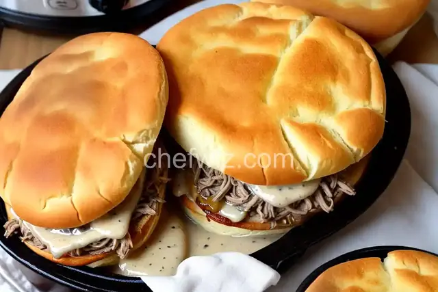 French Onion Dip Sandwiches (Slow Cooker)