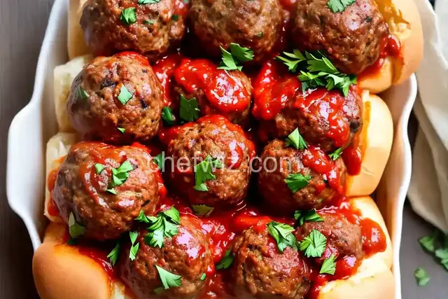 French Onion Meatball Sub