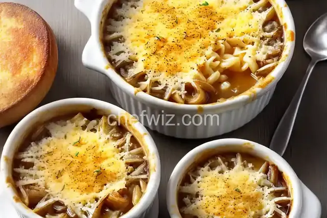 French Onion "Soup" Mac and Cheese